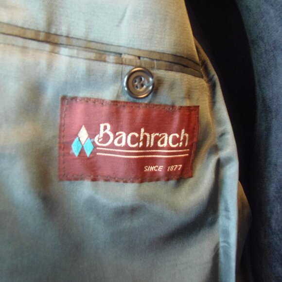 Vintage Bacharach Wool Tweed Men's 46R Sorts Coat Costumer Union Label Collectib - Picture 4 of 16